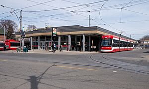 Main Street TTC Station, March 27 2025 (cropped)
