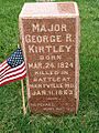 Major George R Kirtley Grave Marker