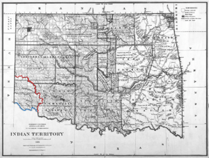 Greer County, Texas - c. 1885