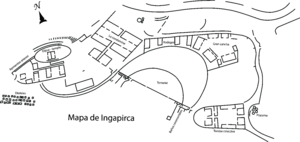 Mapa de Ingapirca