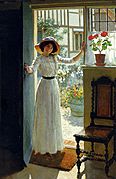 Margetson William Henry At The Cottage Door