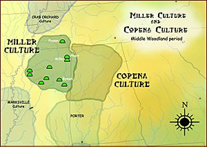 Miller and Copena cultures map HRoe 2010