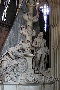 Monument to George Monck in Westminster Abbey