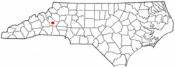 Location of Salem, North Carolina