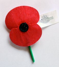 NZRSA remembrance poppy
