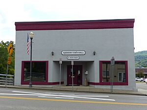 New Town Hall in Addison, NY