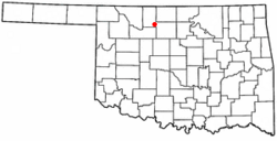 Location of Goltry, Oklahoma