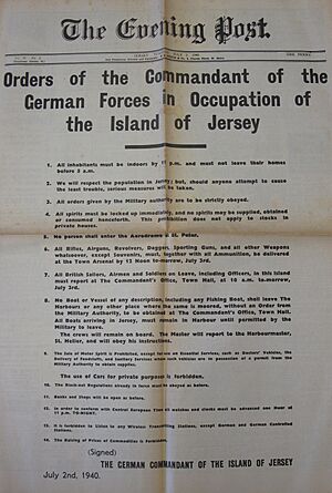 Orders of the German Commandant Evening Post 2 July 1940