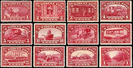 Parcel Post 1912-13 issues