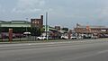 Parking lots at the site of the Tee Pee Restaurant