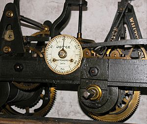 Part of St James clock mechanism Stretham