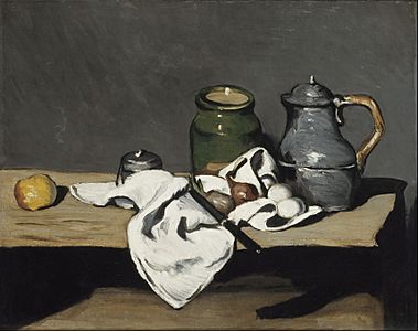 Paul Cézanne - Still life with kettle - Google Art Project