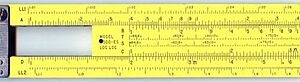 Pocket slide rule