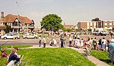 Polegate crossroads and carnival procession 2 - geograph.org.uk - 45066
