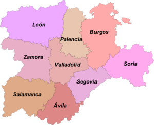 Provincias de Castilla y León