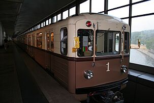 Retro-train of Moscow Metro