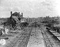 Saint-Lô Railway station destroyed