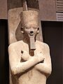 Senwosret I (ca. 1878-1839 BCE) wearing the red crown of Lower Egypt, Lisht