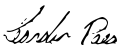 Signature of Leander Paes