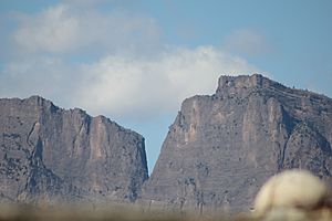 Skanrr Gharra mountain from Kot Nawaz