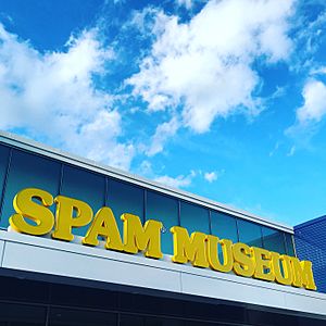 Spam Museum Sign