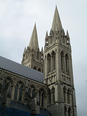 Spires of Truro Cathedral