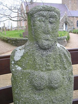 St Martin's statue menhir Guernsey