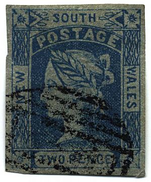 Stamp New South Wales 1855 2p