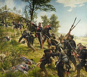 Sturm auf den Spicherer Berg (1880) Anton von Werner