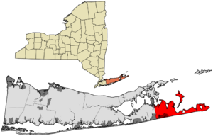 Location in Suffolk County