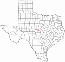 Location of Richland Springs, Texas