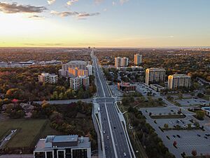 Trafalgar Rd Aerial view 2023