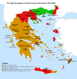 Triple Occupation of Greece