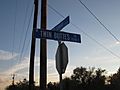 Twin Buttes Road Sign Sahuarita Arizona 2013