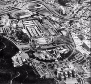 UCV conjunto central historic aerial photo