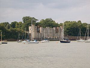 Upnor Castle from the river
