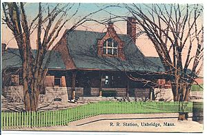 Uxbridge station postcard