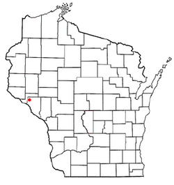 Location of Maxville, Wisconsin