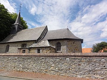 Wattignies-la-Victoire (Nord, Fr) église, coté sud