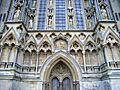 Wells cathedral west door height