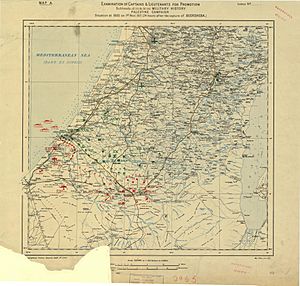 World War I Palestine campaign, Military situation immediately prior to the release of the Balfour Declaration