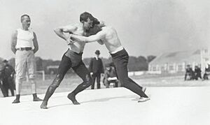 Wrestling match during 1904 Summer Olympics