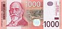 1000 dinars banknote
