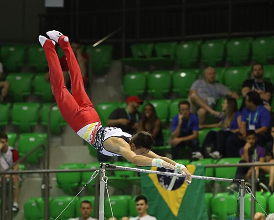 2019-06-27 1st FIG Artistic Gymnastics JWCH Men's All-around competition Subdivision 4 Horizontal bar (Martin Rulsch) 236