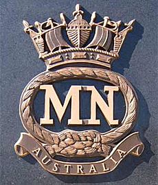AS Merchant Navy badge