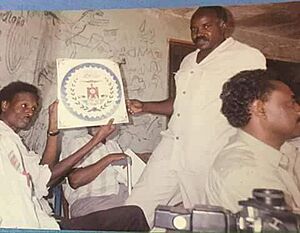 Abdullahi Abdi Omar (Jawaan) who introduced Somaliland national emblem