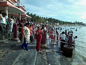 Agni theerth, Rameshwaram, Tamilnadu, India