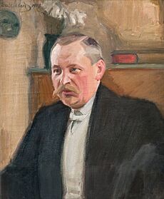 Albert Gebhard - Portrait of Oskar Merikanto