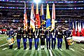 Armed Forces Color Guard at Super Bowl XLV 1