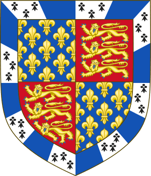 Arms of Thomas Beaufort, 1st Duke of Exeter.svg